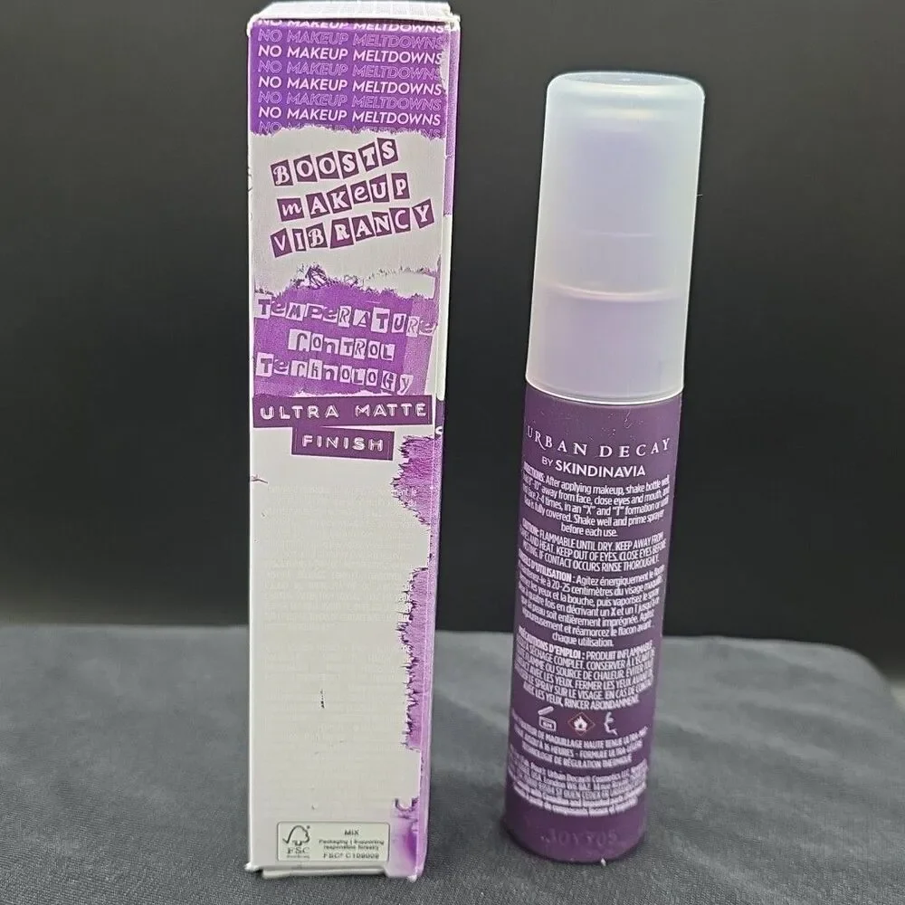Urban Decay All Nighter Ultra matte Long lasting makeup Setting Spray 1 oz NEW